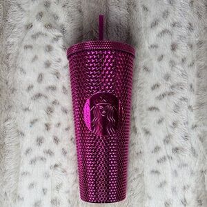 Starbucks Fuchsia Studded Tumbler